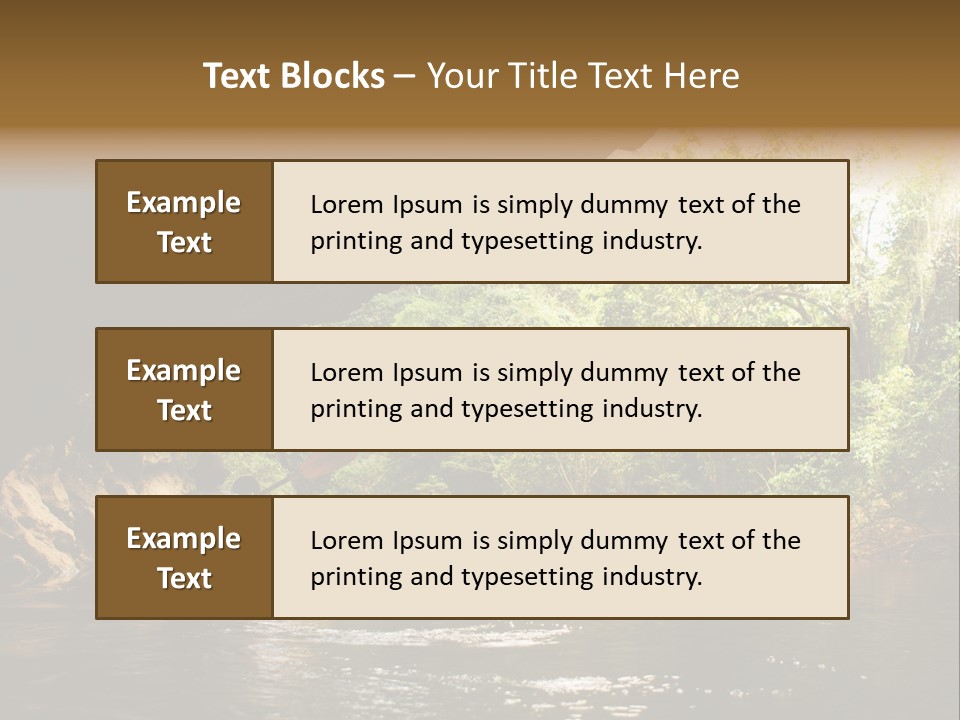 Sport Outdoor Nature PowerPoint Template