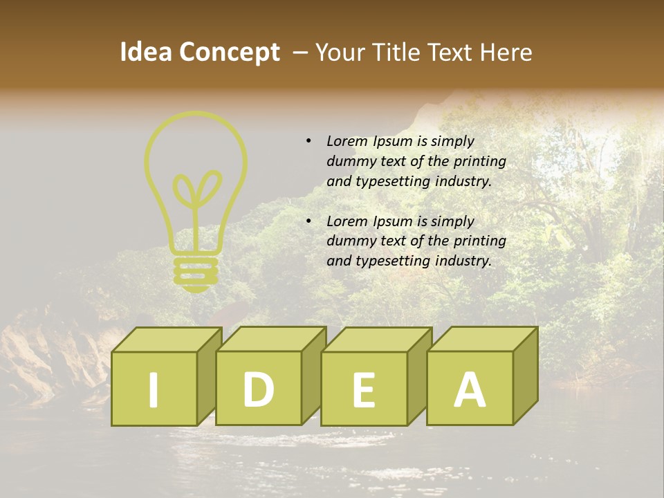 Sport Outdoor Nature PowerPoint Template