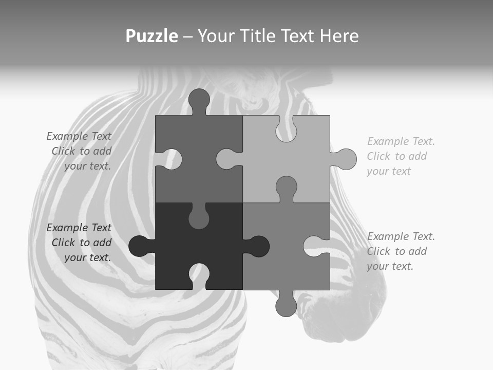 Safari Black Looking PowerPoint Template
