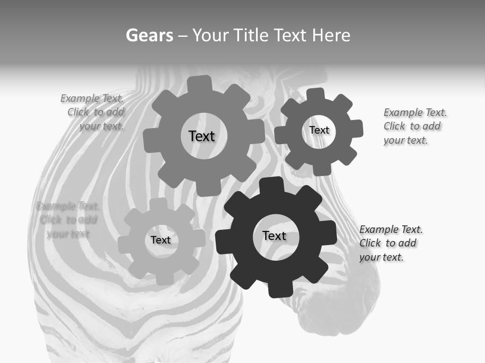 Safari Black Looking PowerPoint Template