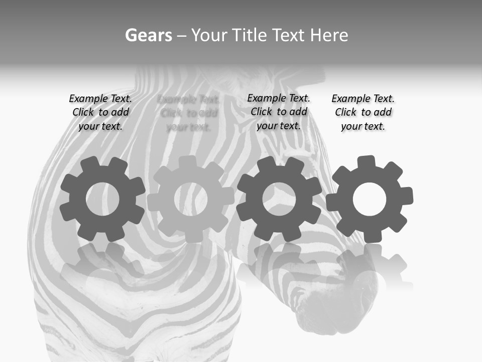 Safari Black Looking PowerPoint Template