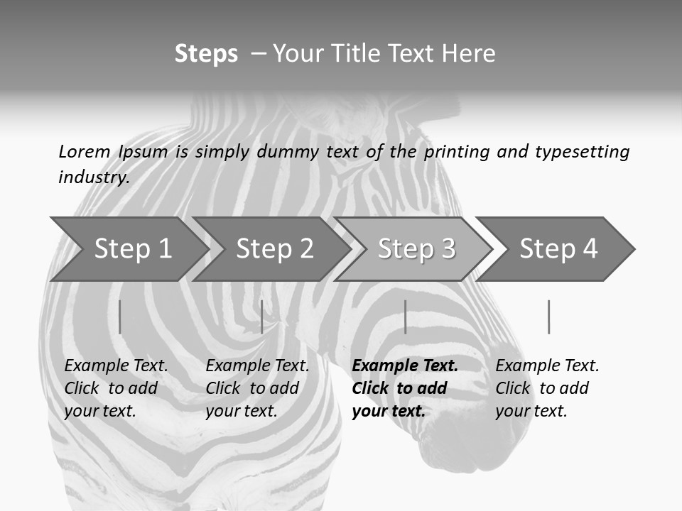 Safari Black Looking PowerPoint Template