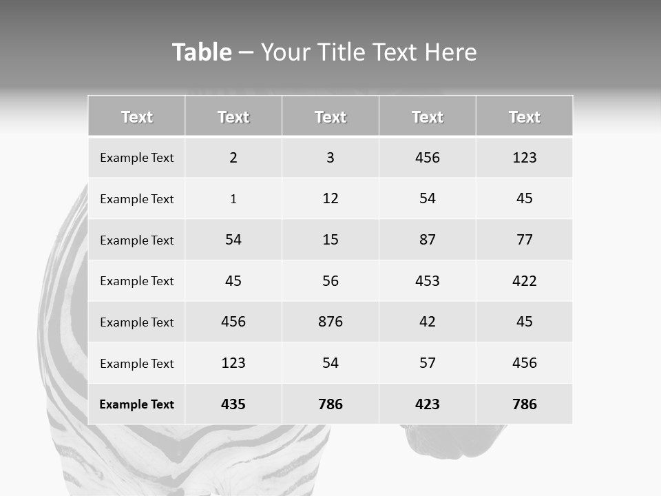 Safari Black Looking PowerPoint Template