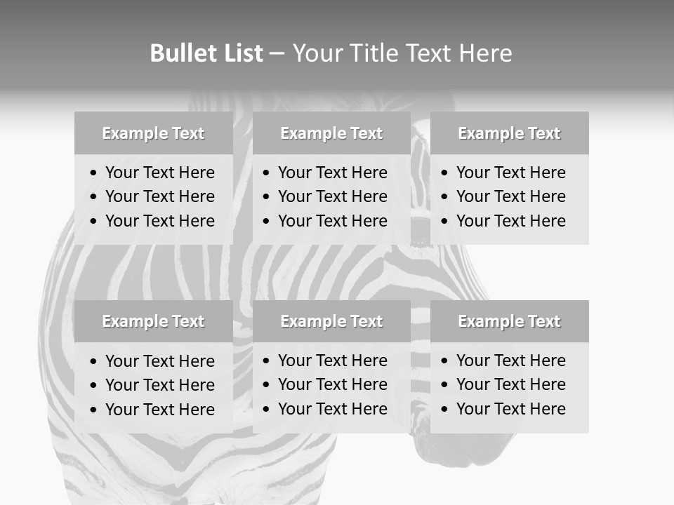 Safari Black Looking PowerPoint Template