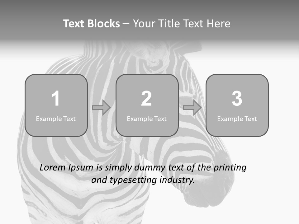 Safari Black Looking PowerPoint Template