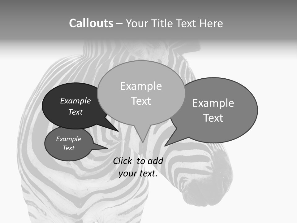 Safari Black Looking PowerPoint Template
