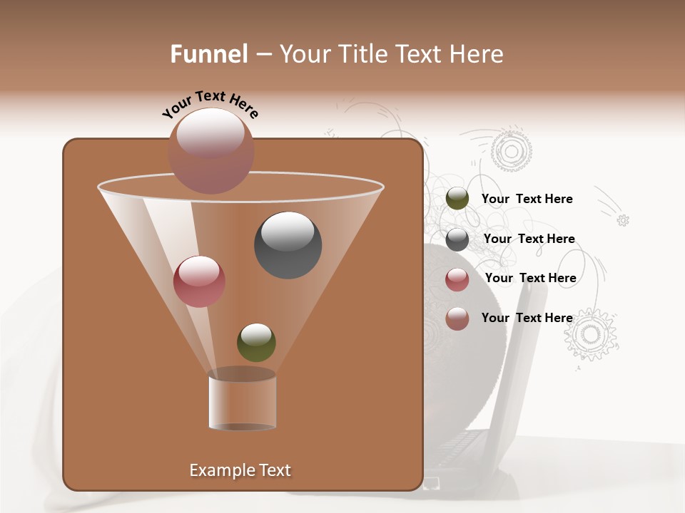 Occupation Exhausted Desk PowerPoint Template