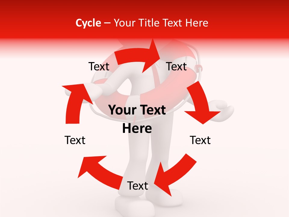 Guard Rescue Swim PowerPoint Template