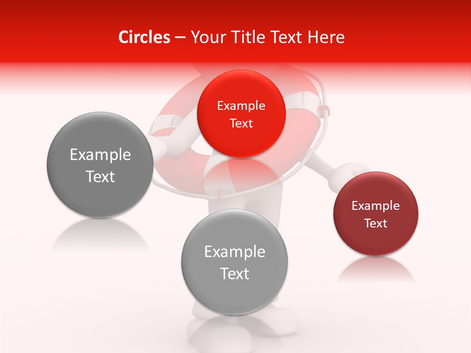 Guard Rescue Swim PowerPoint Template