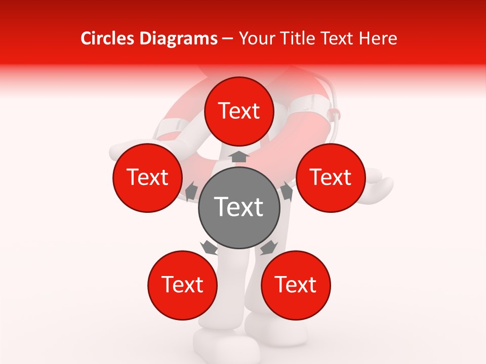 Guard Rescue Swim PowerPoint Template