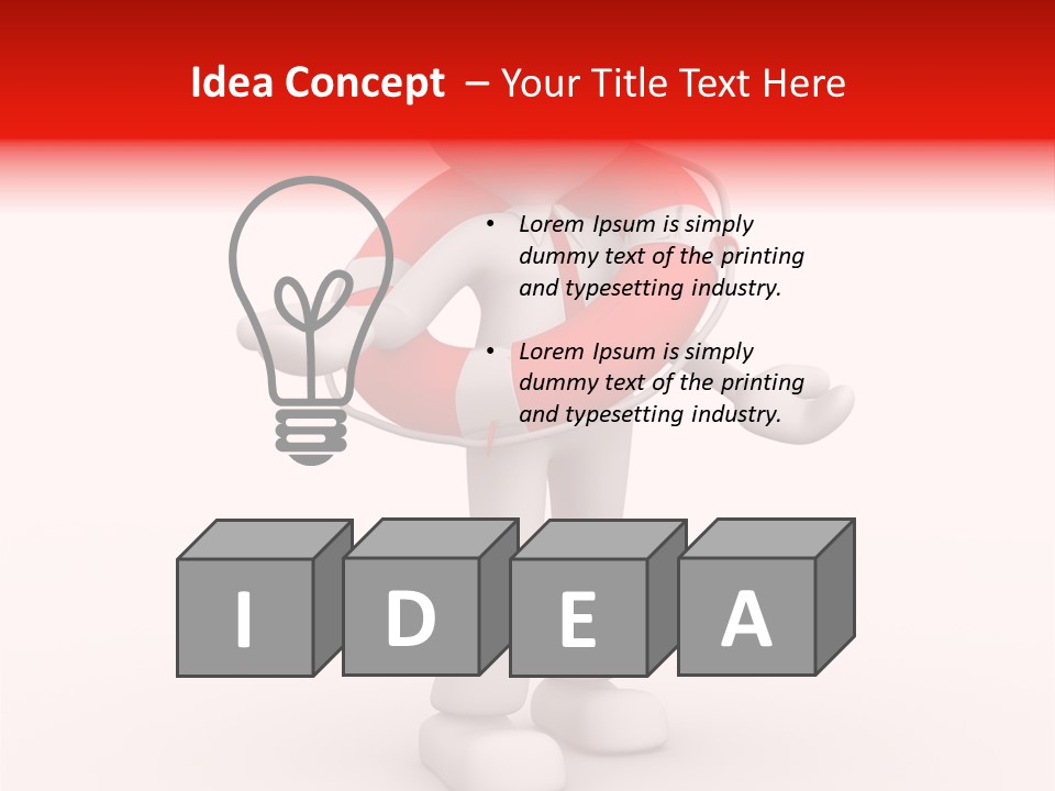 Guard Rescue Swim PowerPoint Template