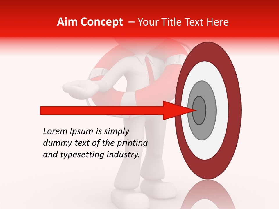 Guard Rescue Swim PowerPoint Template