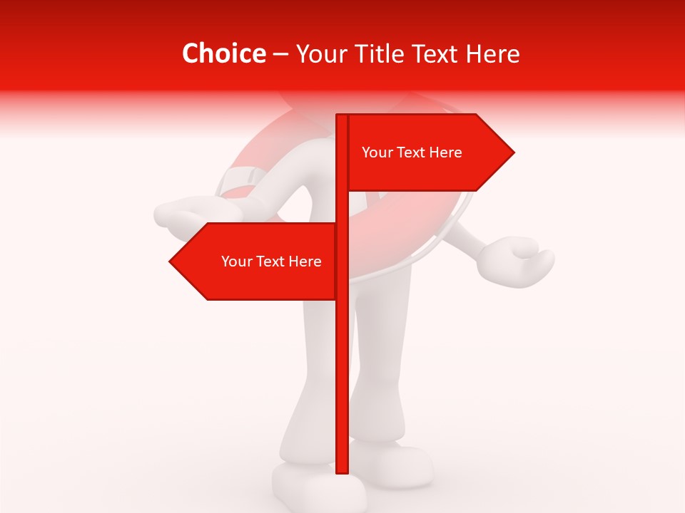 Guard Rescue Swim PowerPoint Template