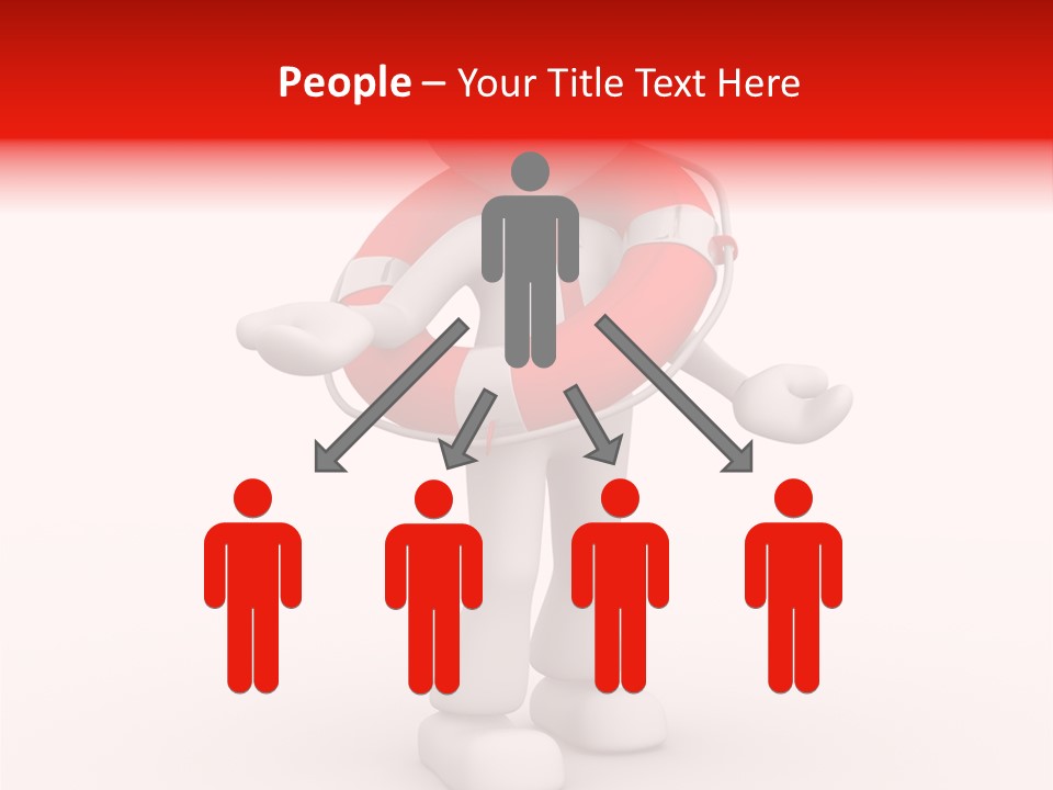 Guard Rescue Swim PowerPoint Template