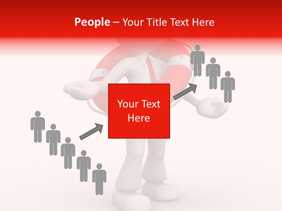 Guard Rescue Swim PowerPoint Template