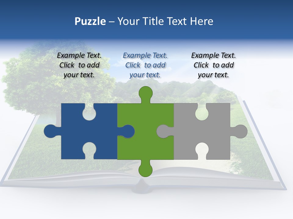 Plant Sunshine Growth PowerPoint Template