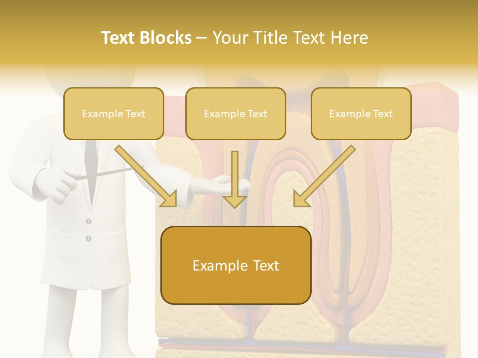 Healthcare Pulp Toothache PowerPoint Template