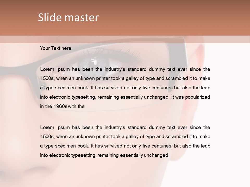 See Female Business PowerPoint Template