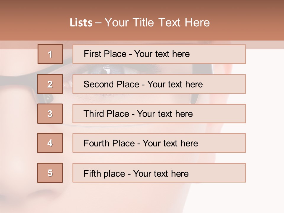 See Female Business PowerPoint Template