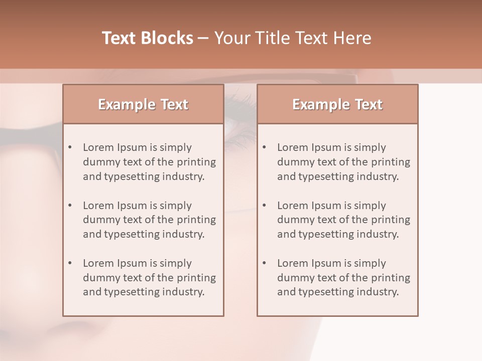 See Female Business PowerPoint Template
