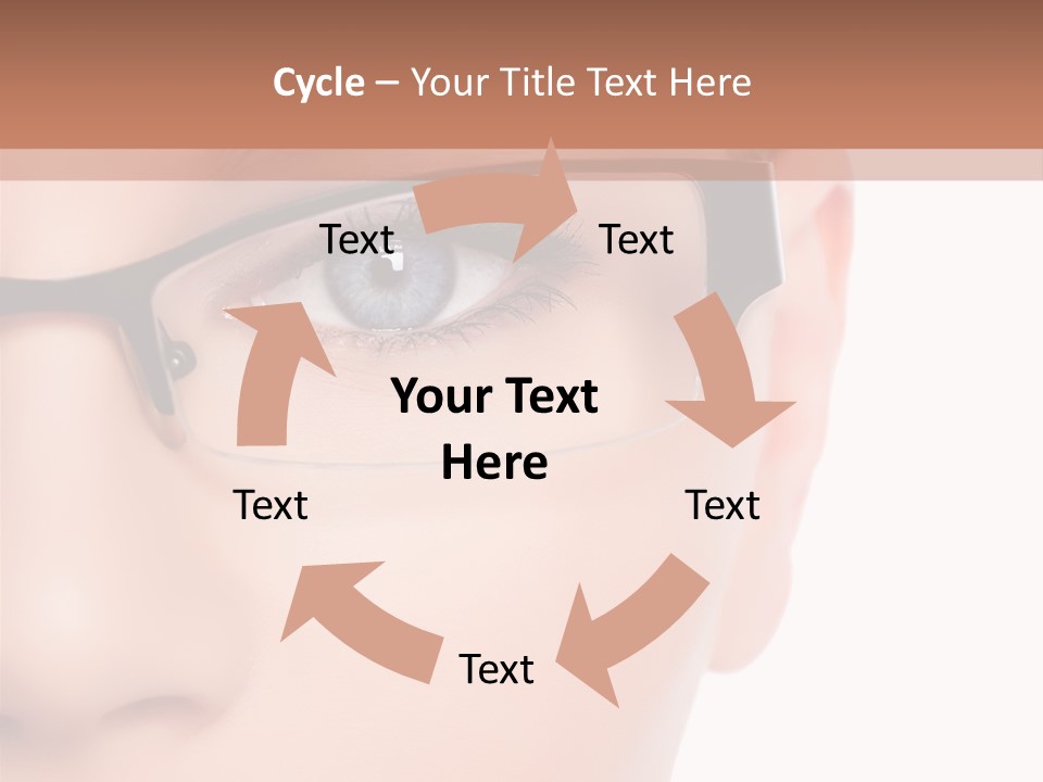 See Female Business PowerPoint Template