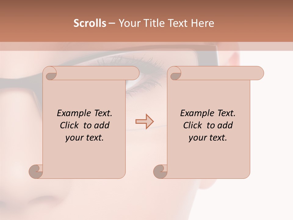 See Female Business PowerPoint Template