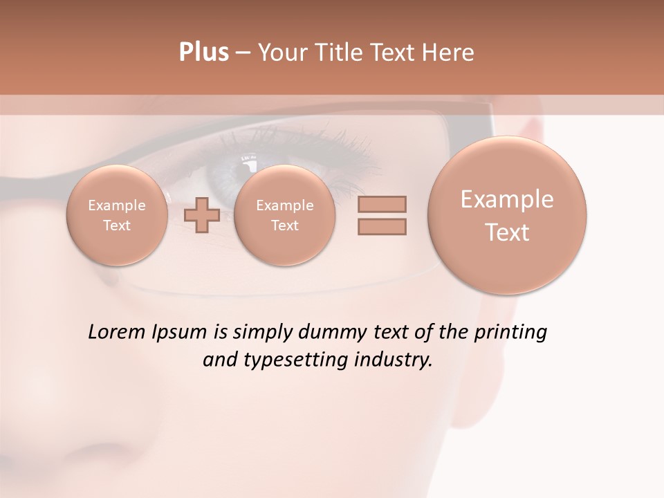See Female Business PowerPoint Template