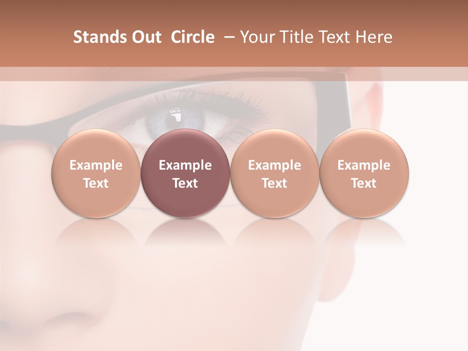 See Female Business PowerPoint Template