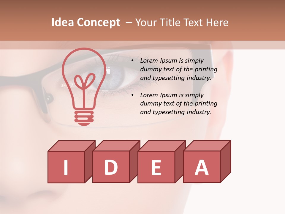 See Female Business PowerPoint Template