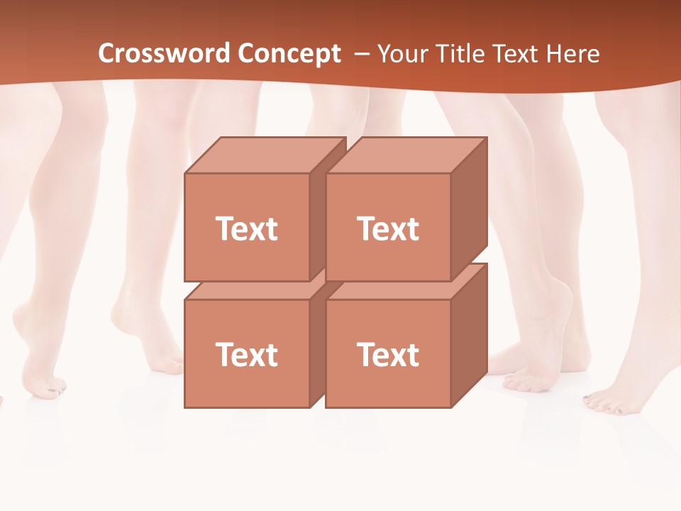 Tanned Girl Pretty PowerPoint Template