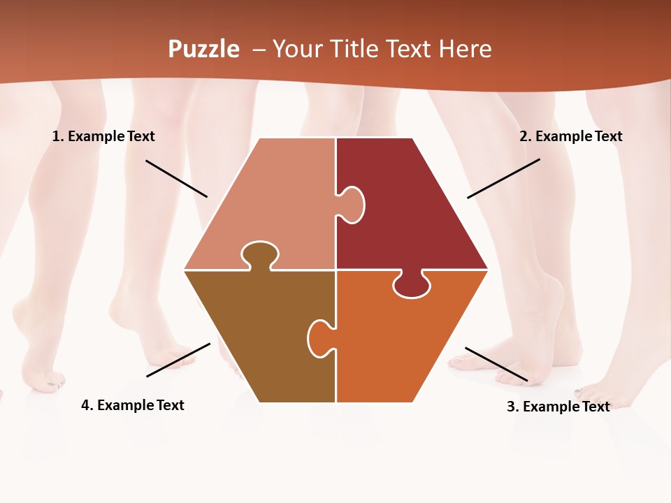 Tanned Girl Pretty PowerPoint Template