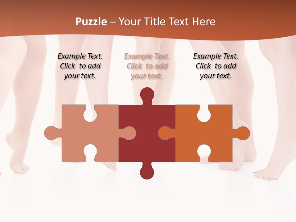 Tanned Girl Pretty PowerPoint Template