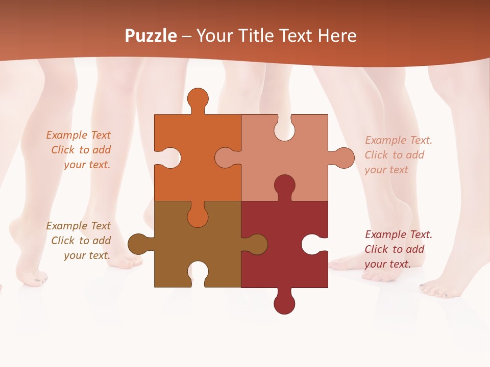 Tanned Girl Pretty PowerPoint Template