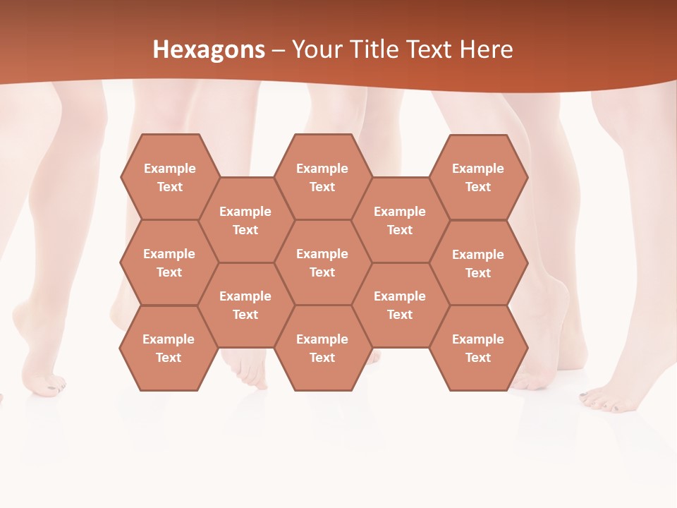 Tanned Girl Pretty PowerPoint Template