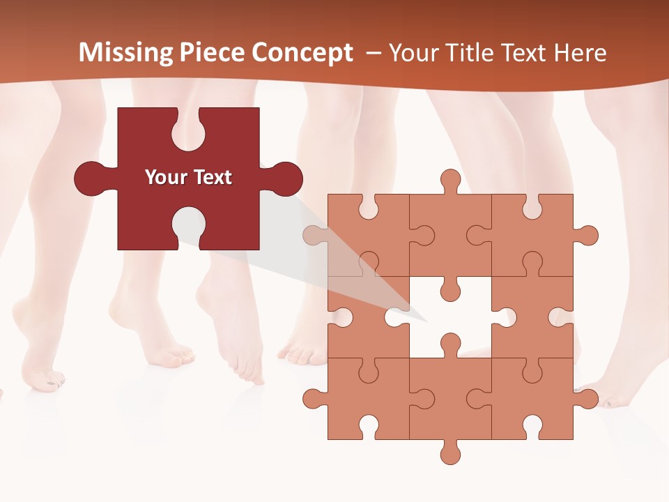 Tanned Girl Pretty PowerPoint Template