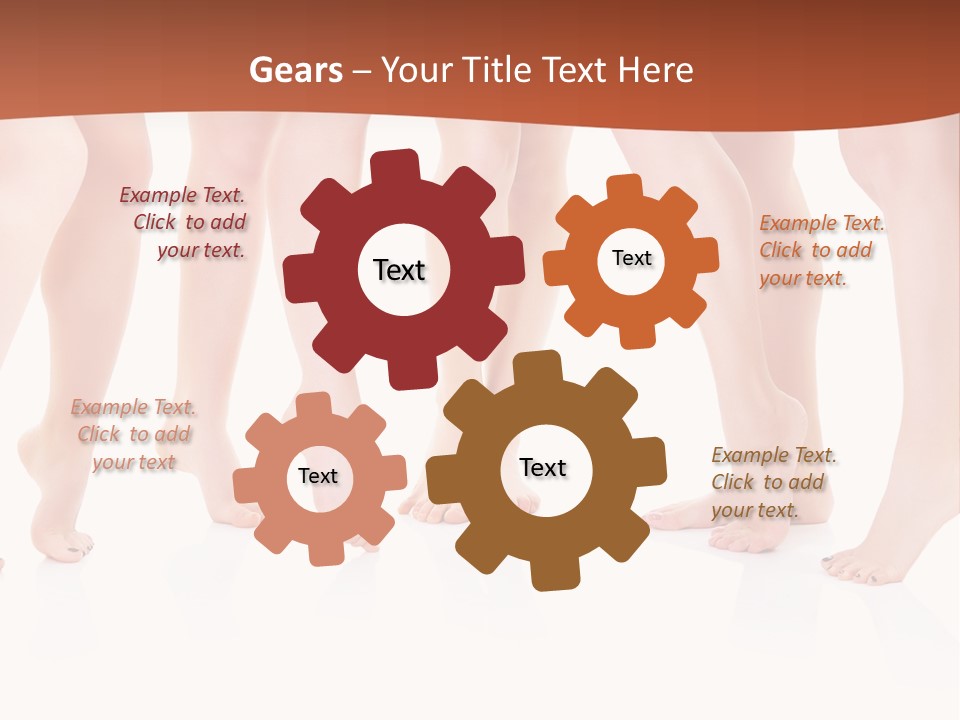 Tanned Girl Pretty PowerPoint Template