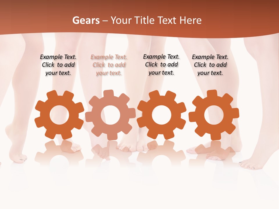 Tanned Girl Pretty PowerPoint Template