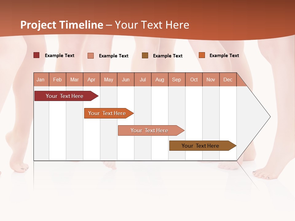 Tanned Girl Pretty PowerPoint Template