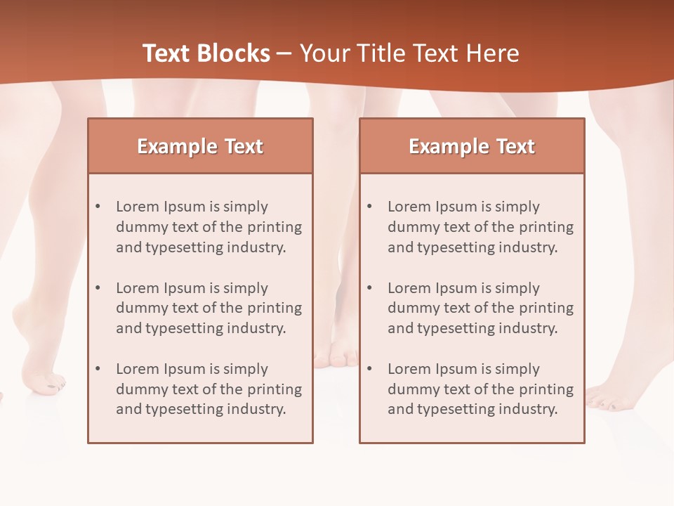 Tanned Girl Pretty PowerPoint Template