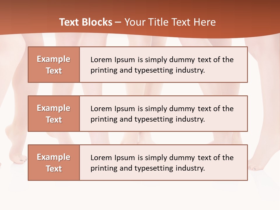 Tanned Girl Pretty PowerPoint Template