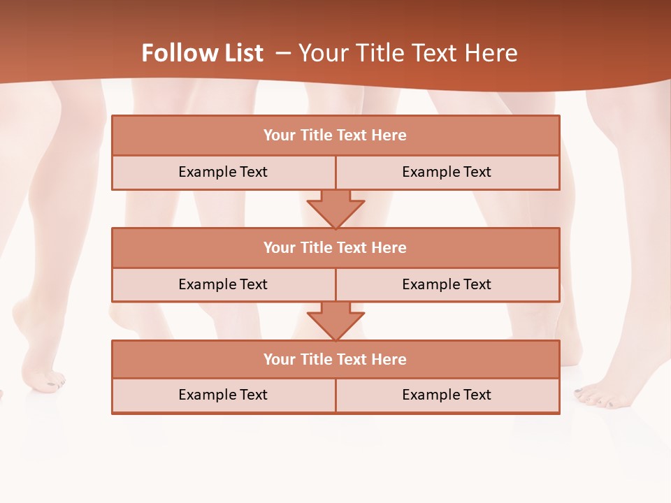Tanned Girl Pretty PowerPoint Template