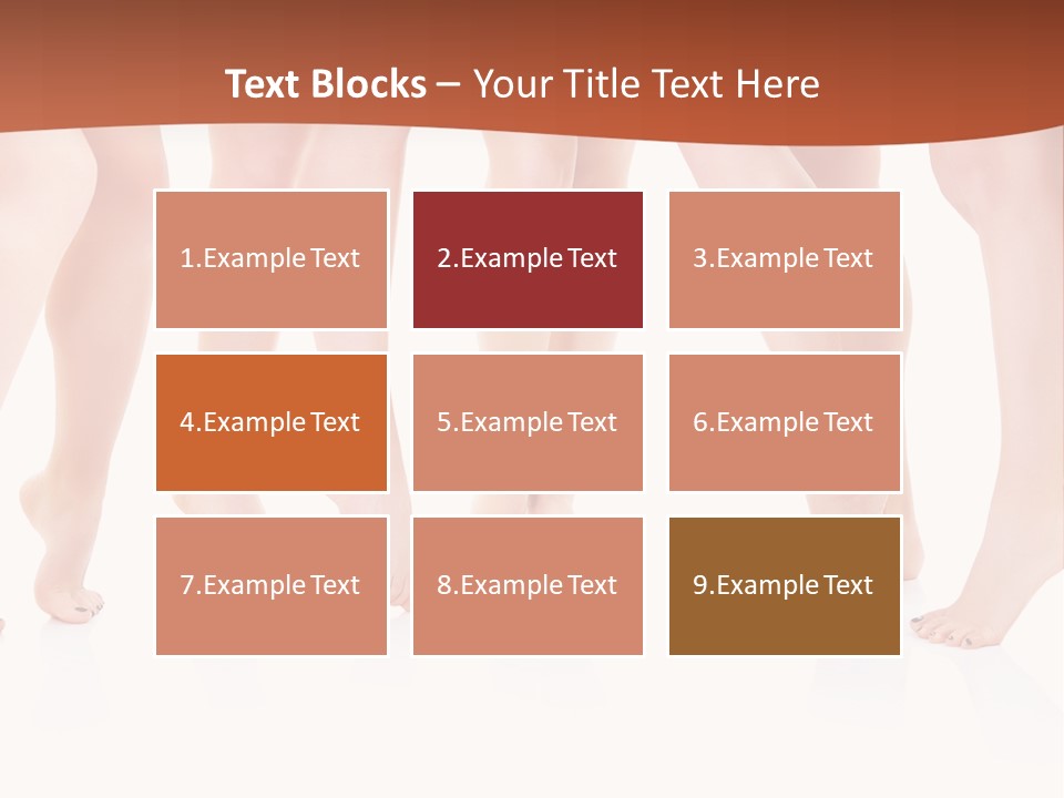 Tanned Girl Pretty PowerPoint Template