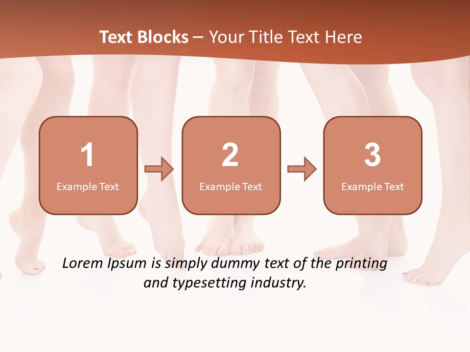 Tanned Girl Pretty PowerPoint Template