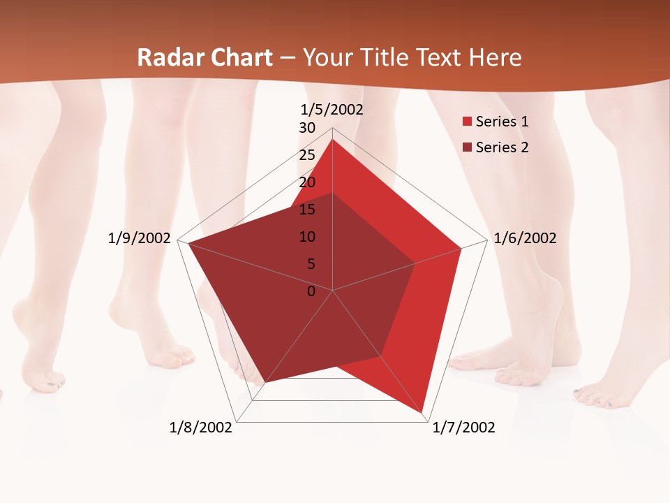 Tanned Girl Pretty PowerPoint Template