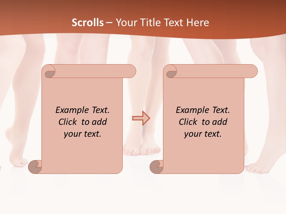 Tanned Girl Pretty PowerPoint Template