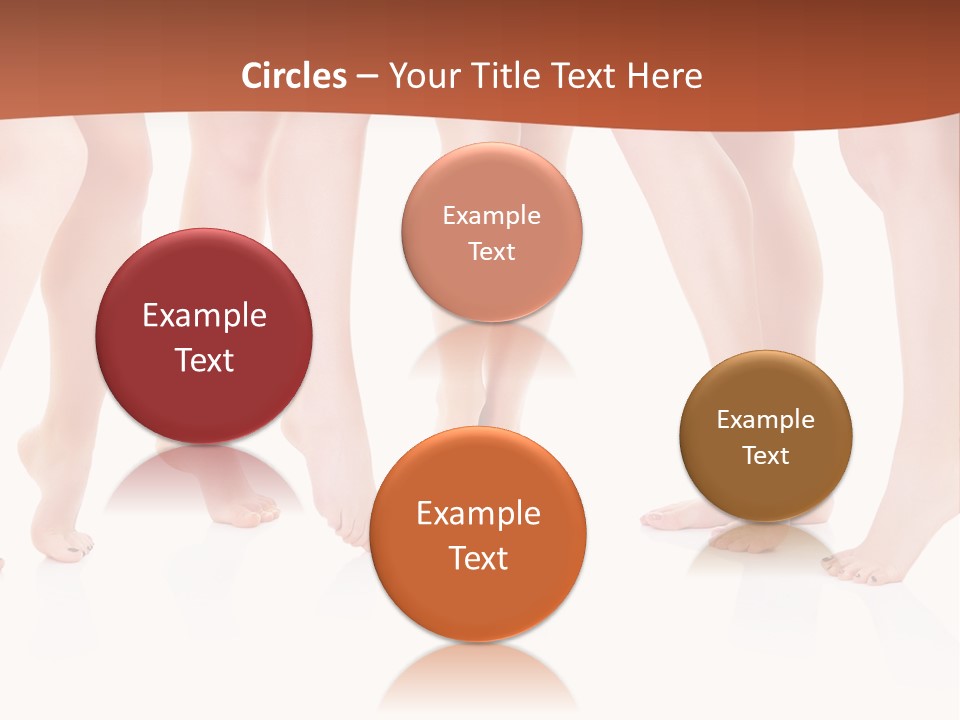 Tanned Girl Pretty PowerPoint Template