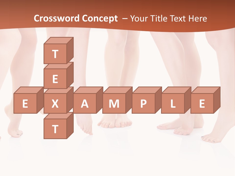 Tanned Girl Pretty PowerPoint Template