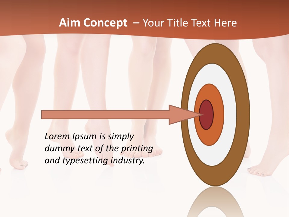 Tanned Girl Pretty PowerPoint Template