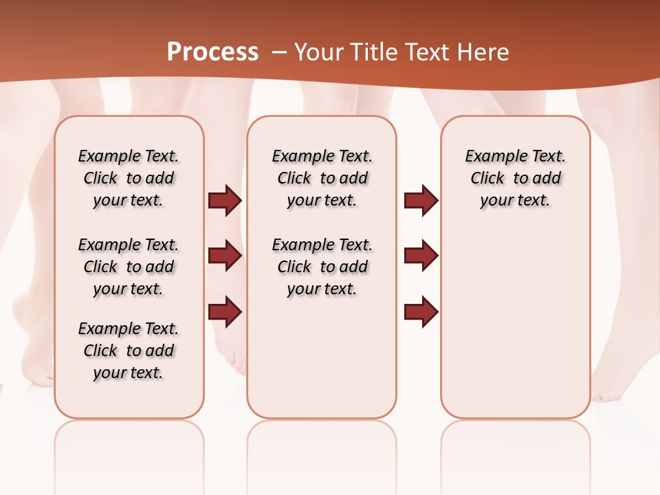 Tanned Girl Pretty PowerPoint Template