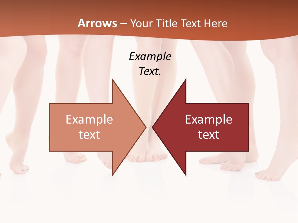 Tanned Girl Pretty PowerPoint Template